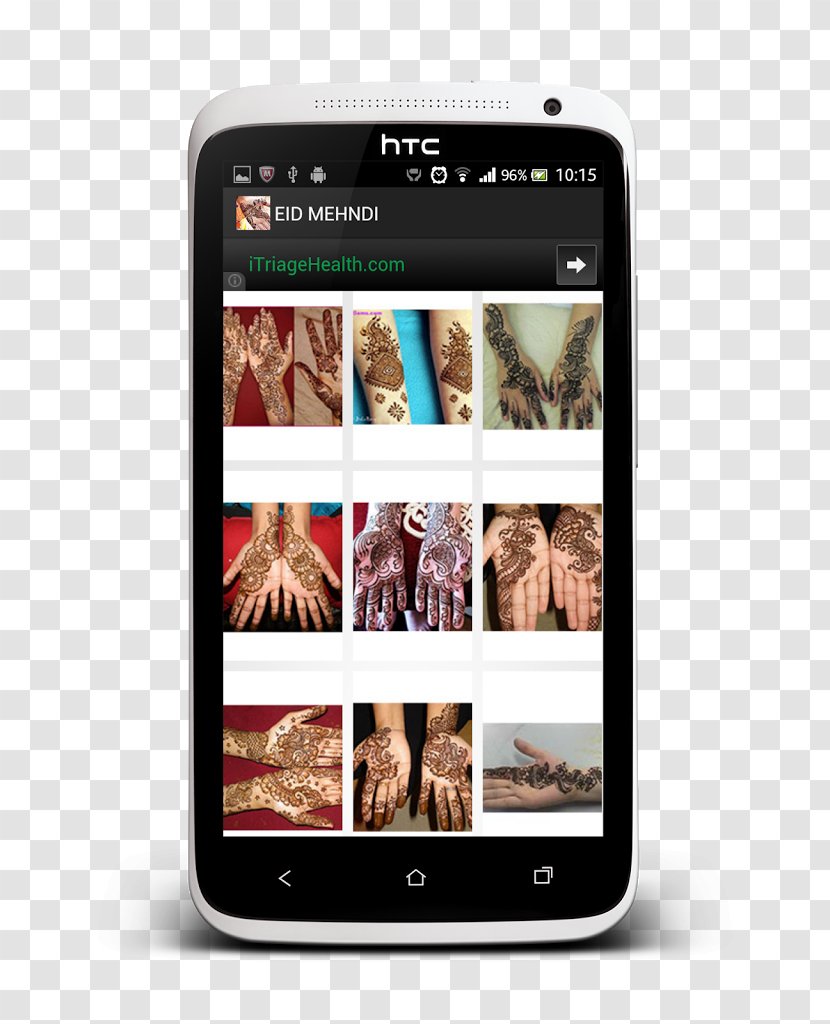 Feature Phone Smartphone Multimedia Electronics Mehndi - Hand Transparent PNG