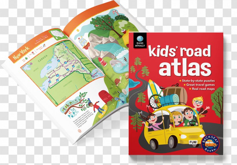Rand McNally 2009 The Road Atlas Large Scale: United States AAA Kid's Map Transparent PNG