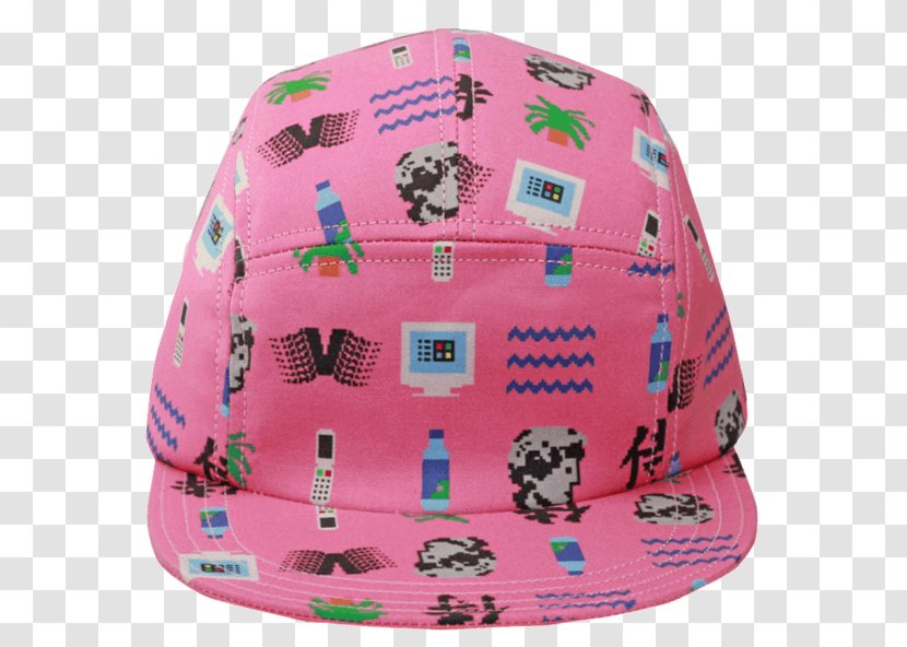 Baseball Cap Boonie Hat Vaporwave - Sewing Transparent PNG