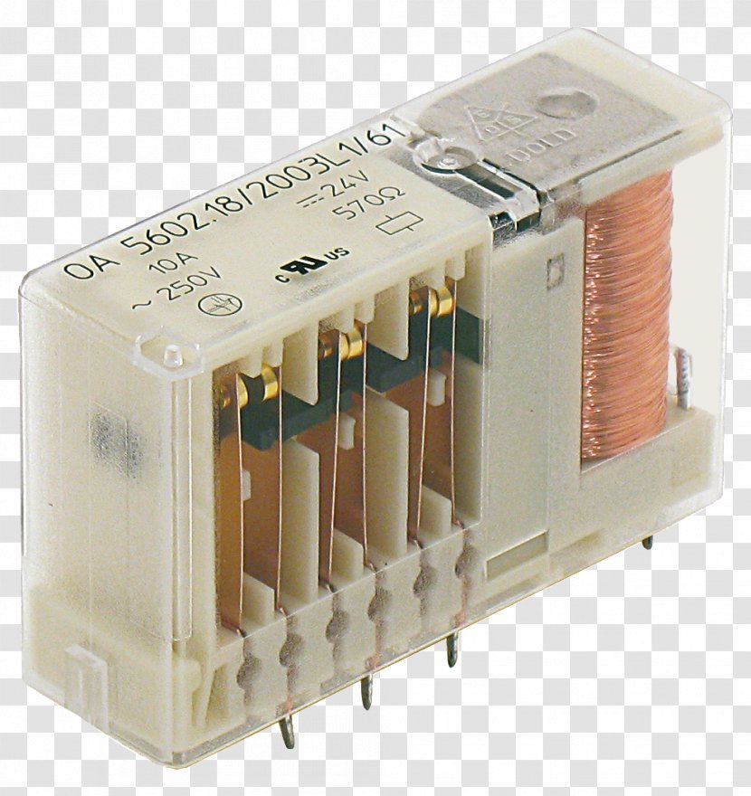 Electronic Component Safety Relay Electromagnetic Coil Electronics - Dold Transparent PNG