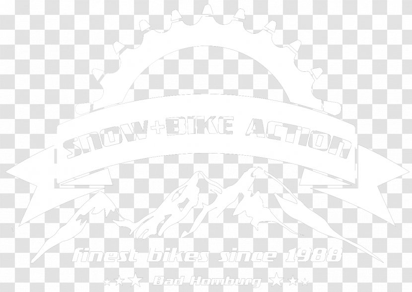 Logo Brand White Line - Black And Transparent PNG