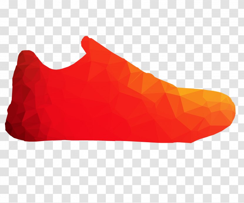 Shoe Font RED.M - Orange - Redm Transparent PNG