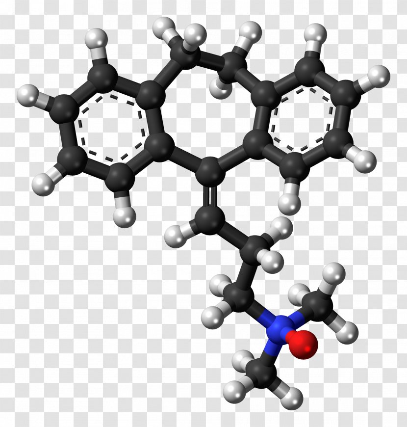 Ball-and-stick Model Molecule Molecular Chemistry Promethazine - Silhouette - Cobaltiii Oxide Transparent PNG