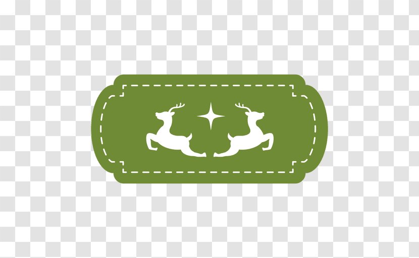 Christmas Day Reindeer - Green - Sorriso Transparent PNG