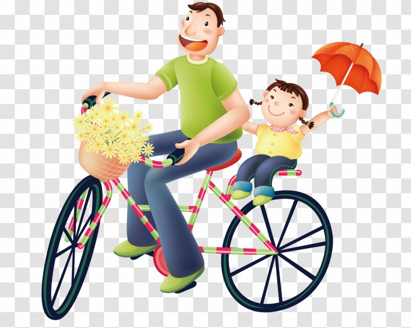 Daughter Father Birthday Wish Parent - And Cycling Transparent PNG