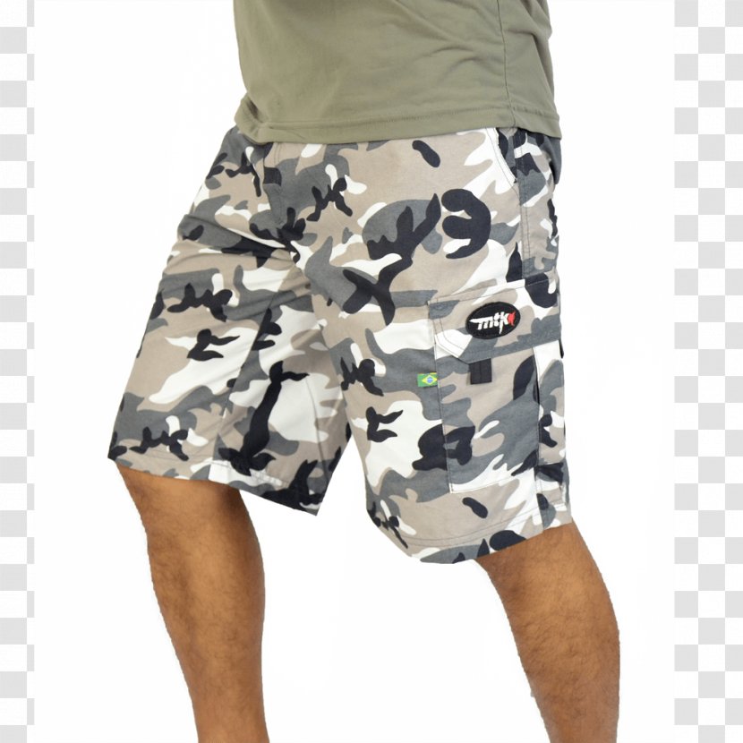 Bermuda Shorts Pants Khaki Nylon Textile - Waist - Camuflado Transparent PNG