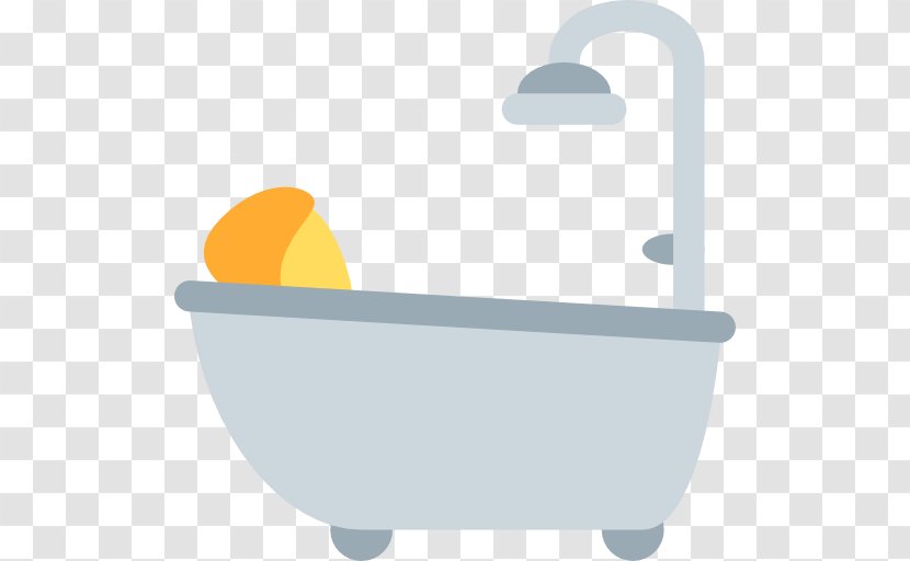 Emoji Bathtub Bathing Bathroom Sticker - Emoticon Transparent PNG