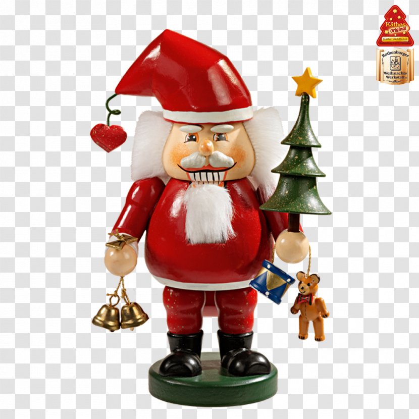 Santa Claus Christmas Ornament Decorative Nutcracker Figurine Lawn Ornaments & Garden Sculptures - Hand Painted Cook Transparent PNG