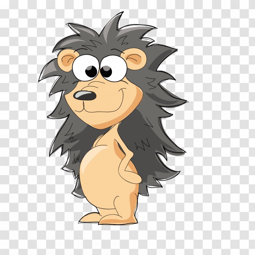 Hedgehog Cartoon - Mammal - Vector Transparent PNG