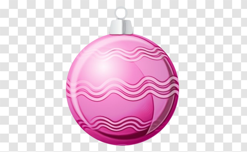 Christmas Ornament - Pink - Holiday Decoration Transparent PNG