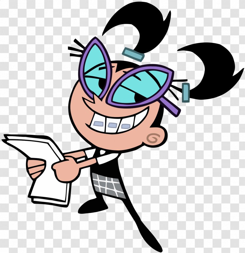 Tootie Ramsey Timmy Turner Cartoon - Artwork - Holding The Paper Transparent PNG
