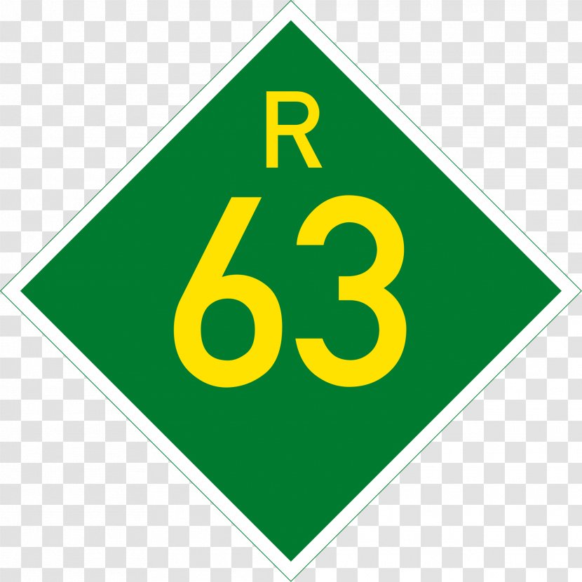 Highway Shield Route Number Road Bundesautobahn 63 - R Transparent PNG