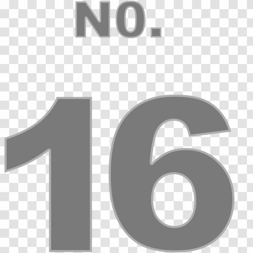 Number California State University, Northridge Logo Percentage - Brand - NUMBER 16 Transparent PNG
