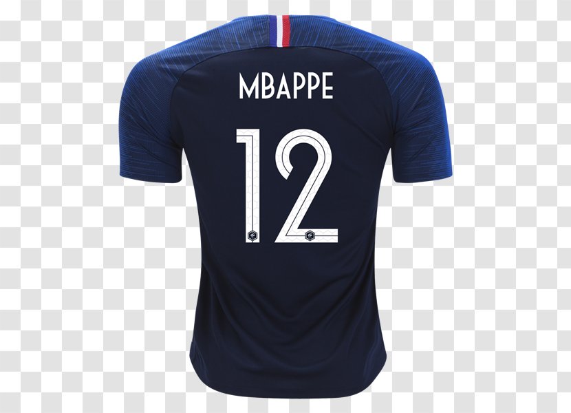 2018 World Cup France National Football Team Jersey Shirt - Outerwear Transparent PNG