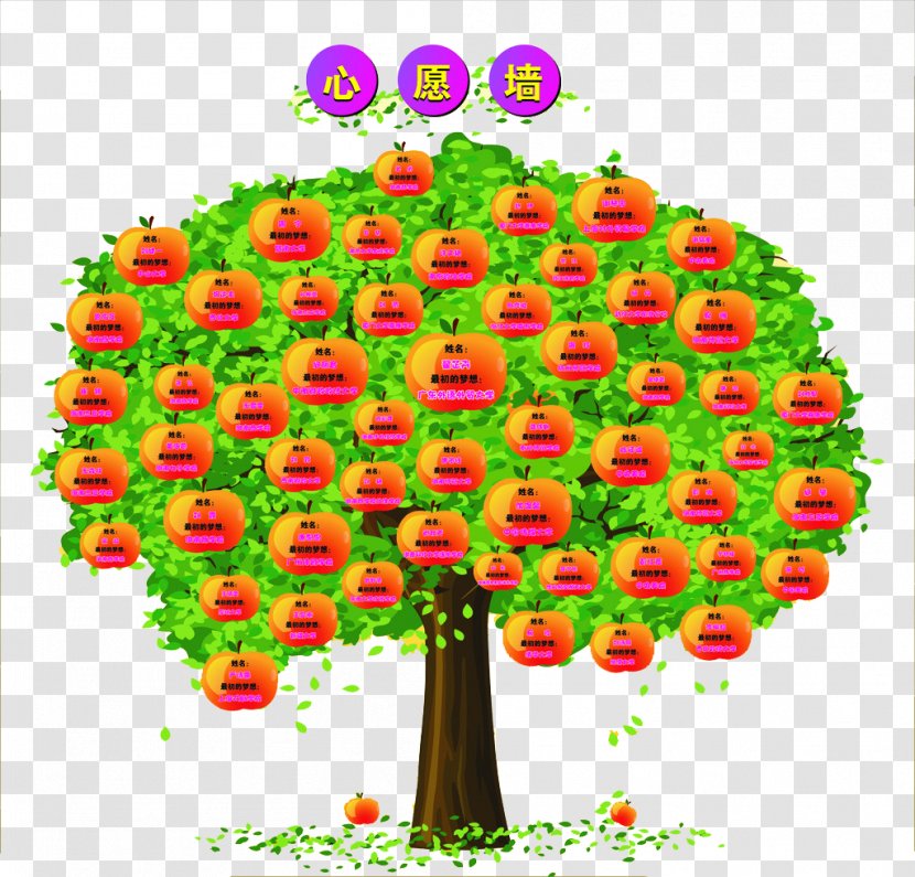 Lam Tsuen Wishing Trees Download Icon - Tree - Covered With Apples' Transparent PNG