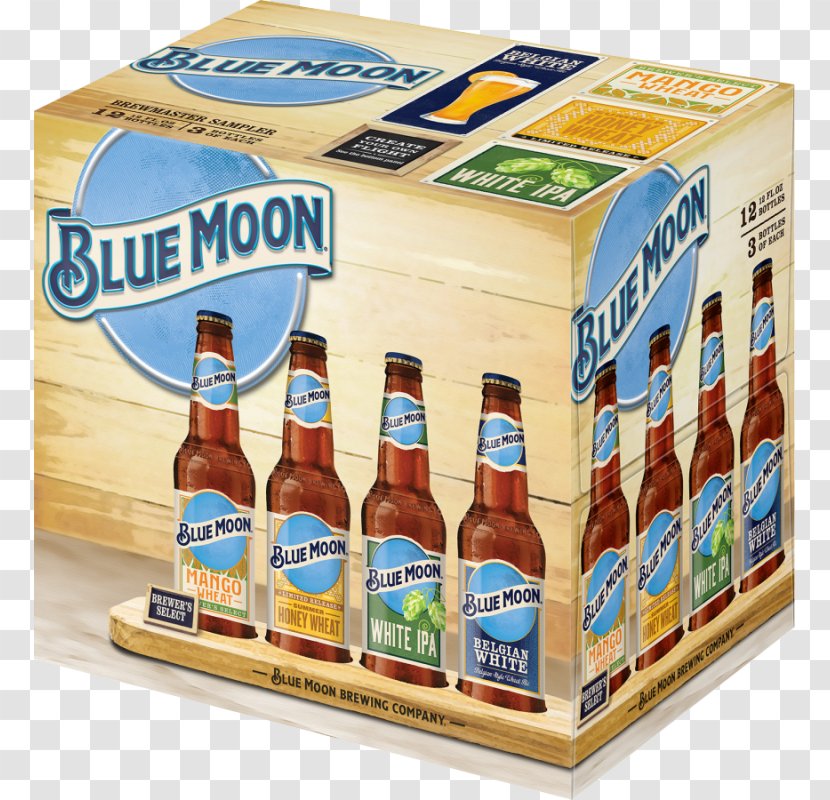 Wheat Beer Blue Moon Molson Coors Brewing Company Brewery - Drink - Vanilla Ice Cream Transparent PNG