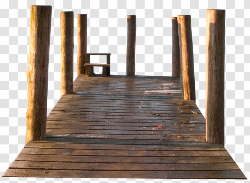 Bridge Wood - Painting - Wooden Material Free To Pull Transparent PNG