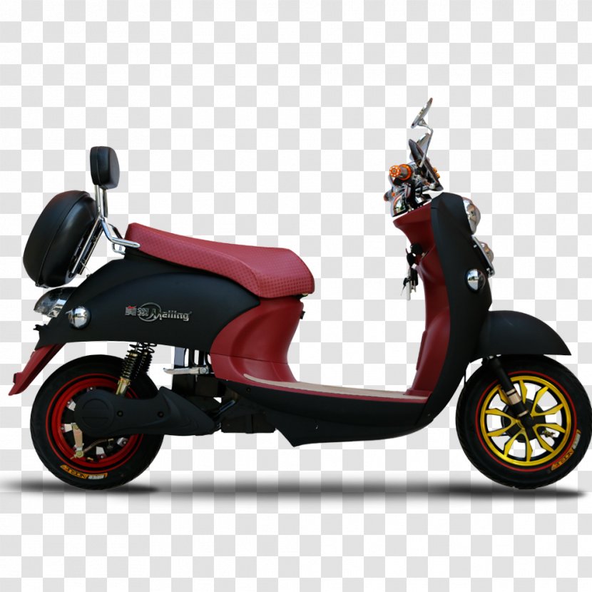 Motorized Scooter Car Electric Vehicle Motorcycle Accessories - Vespa Transparent PNG