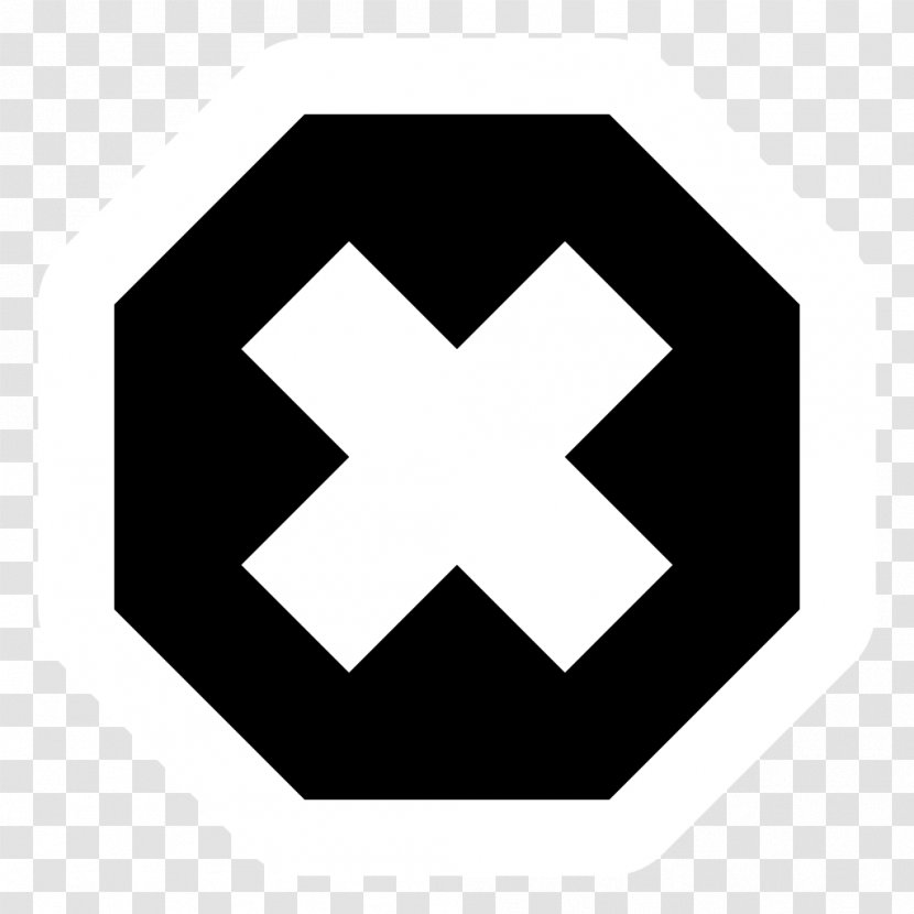 Stop Sign - Brand - X Transparent PNG