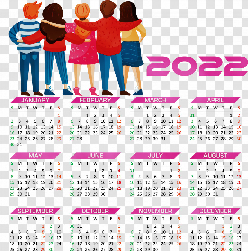 International Friendship Day Friendship Calendar System 2021 July 30 Transparent PNG