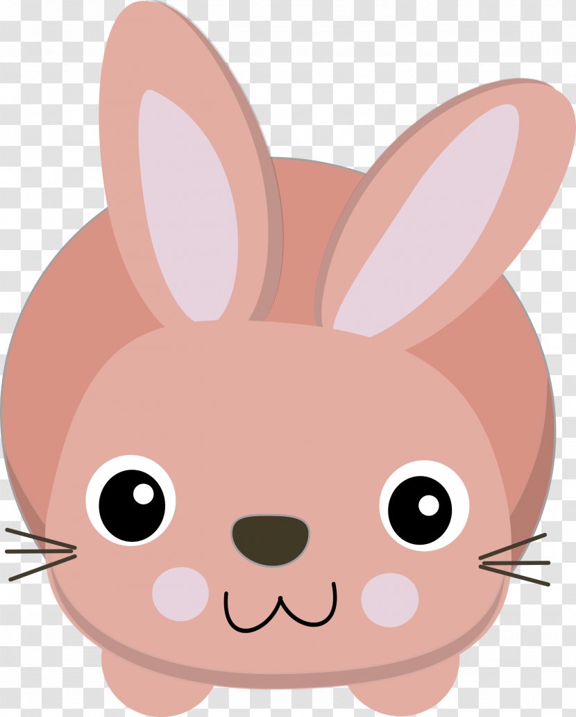 Easter Bunny Rabbit Clip Art - Vertebrate - Ears Transparent PNG