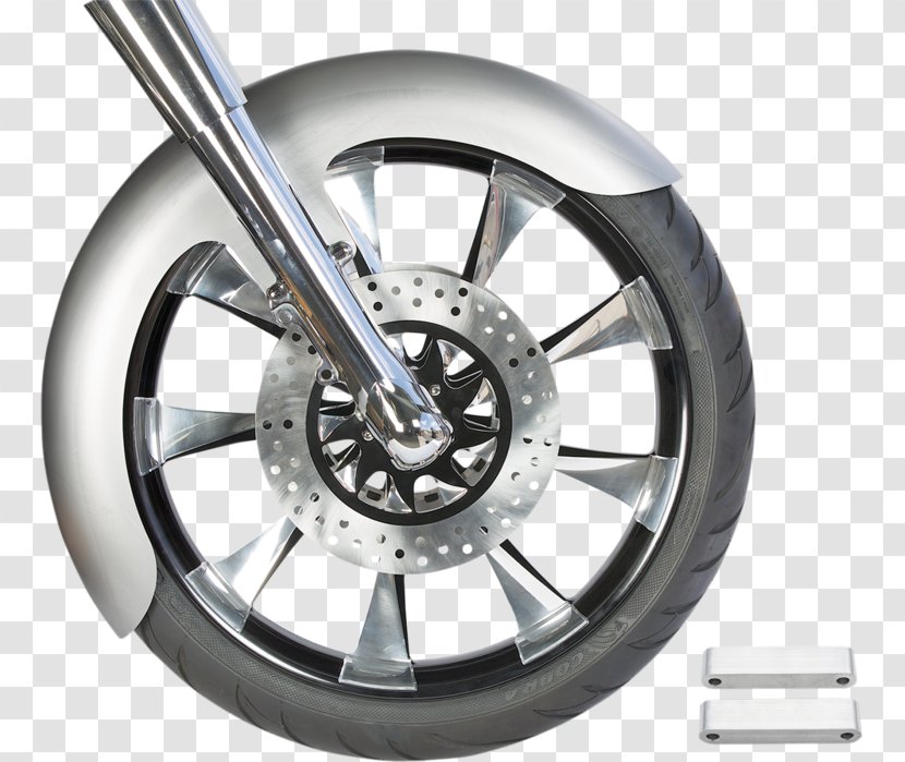 Alloy Wheel Tire Fender Harley-Davidson FL - Stereo Bicycle Tyre Transparent PNG