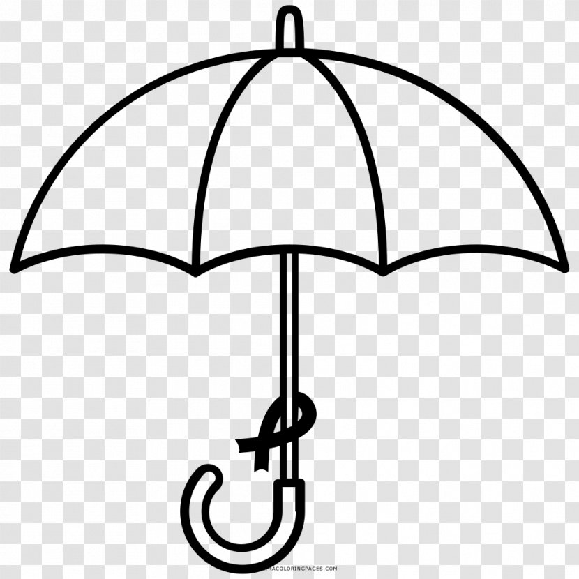 Drawing Umbrella Rain Coloring Book Transparent PNG