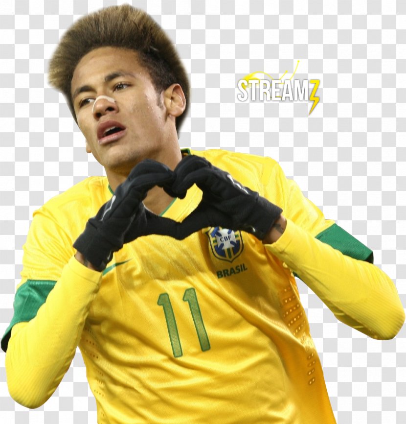 Neymar 2014 FIFA World Cup Brazil National Football Team 2018 - Yellow Transparent PNG
