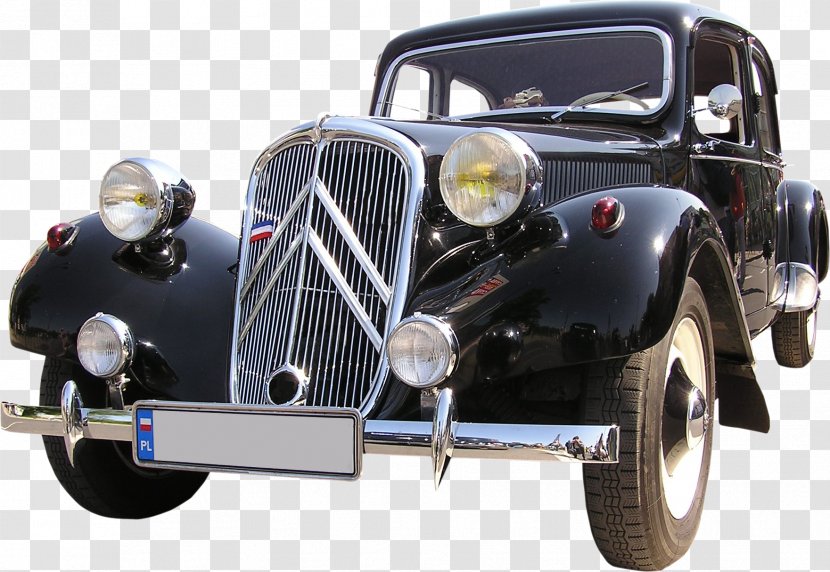 Antique Car Wish Birthday Classic - Greeting Note Cards Transparent PNG