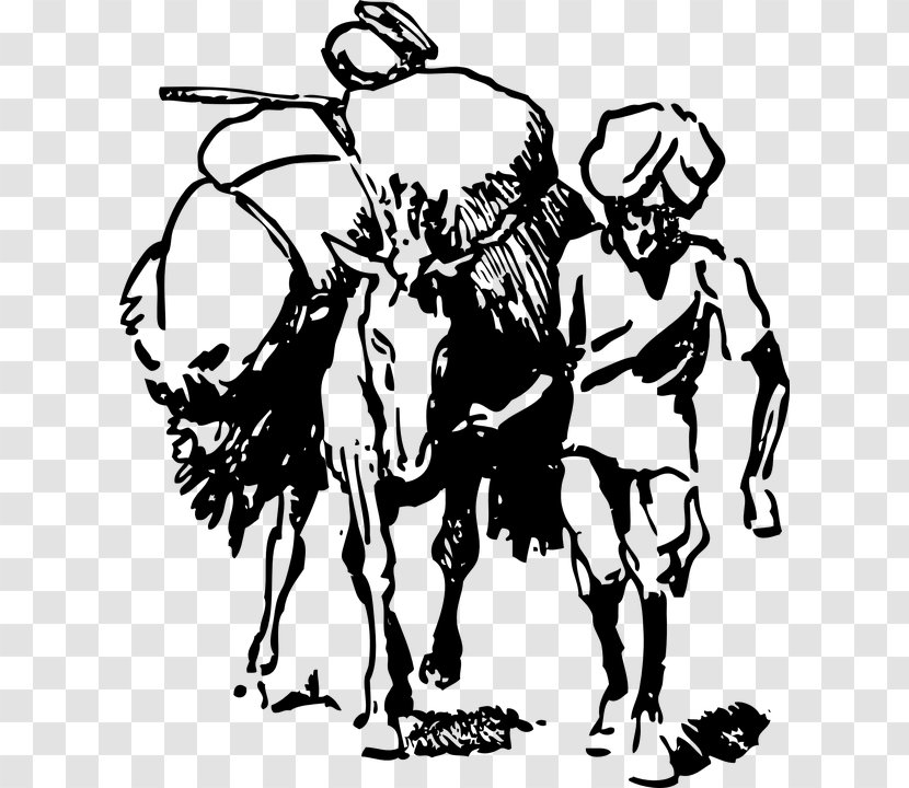Farmer Agriculture India Clip Art - Donkey Transparent PNG