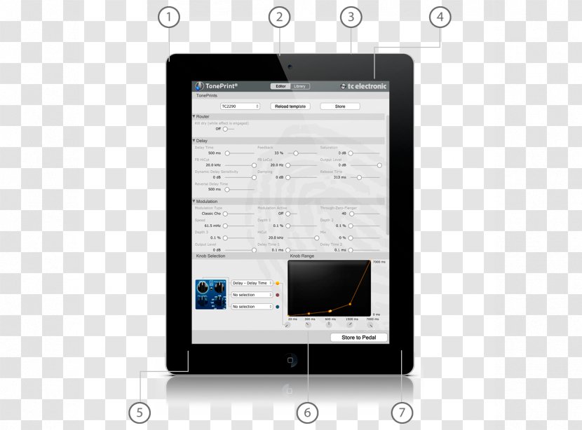 TC Electronic Effects Processors & Pedals Editing Tablet Computers Delay - Electronics - Quintessence Transparent PNG