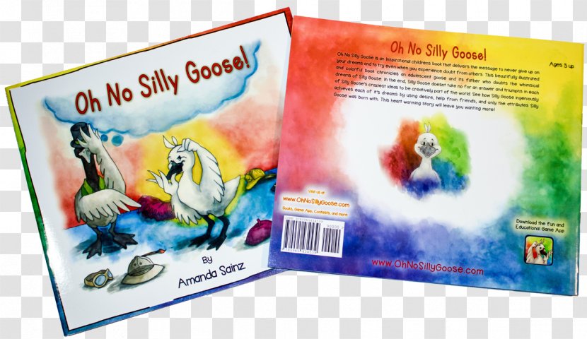 Children's Literature Oh No Silly Goose Book - Advertising Transparent PNG