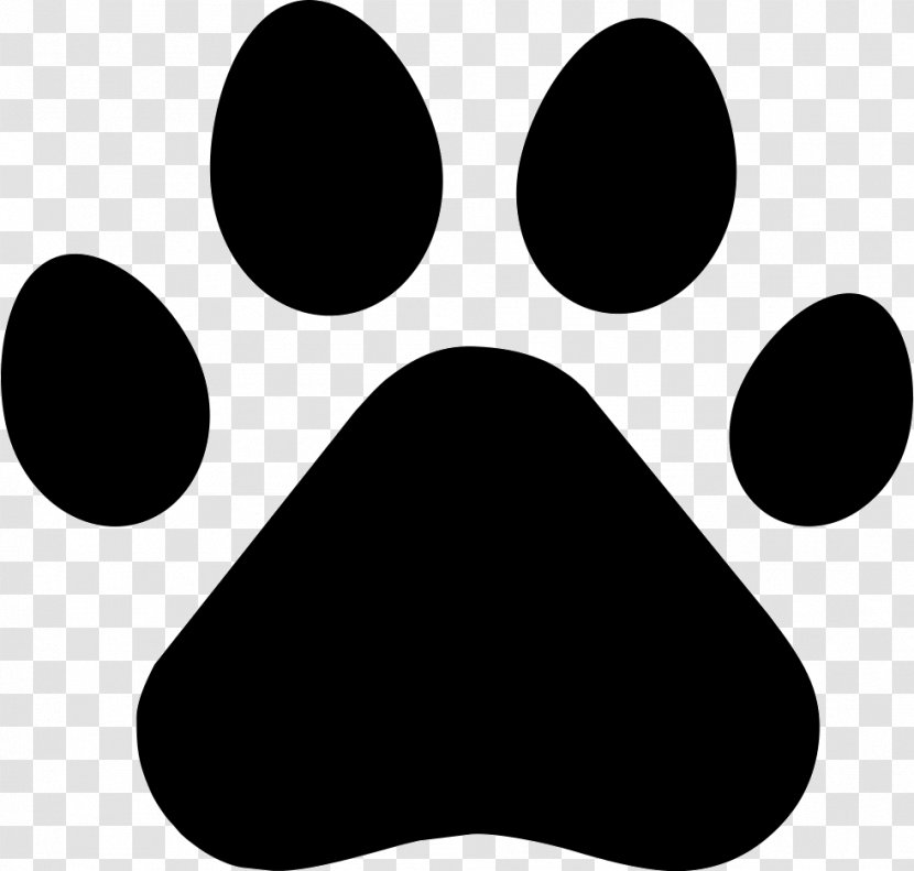 Dog Paw Silhouette Clip Art - Drawing Transparent PNG