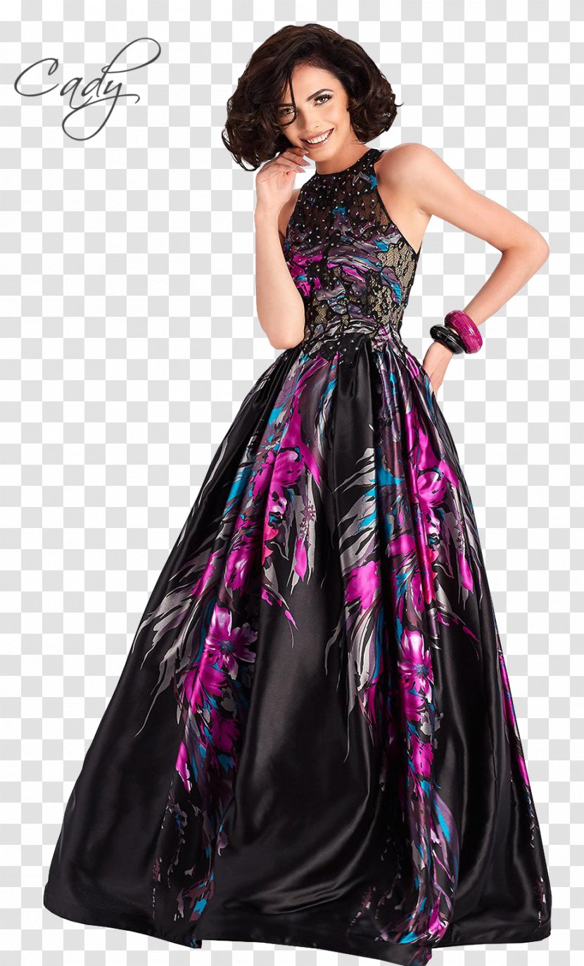 Ball Gown Evening Formal Wear Dress - Purple Transparent PNG