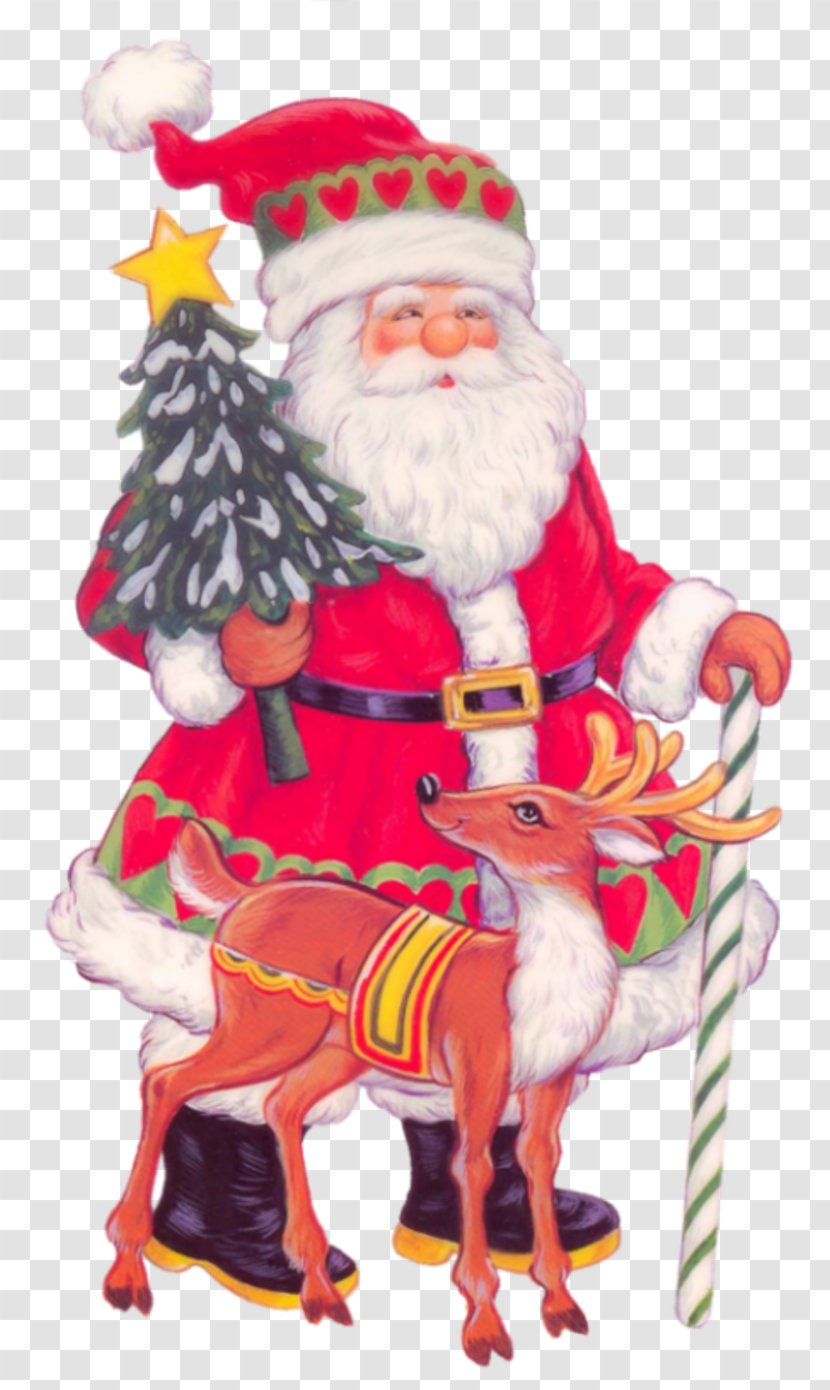 Christmas Santa Claus - Day - Figurine Transparent PNG