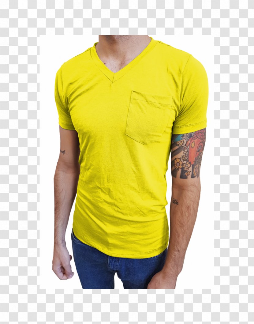 T-shirt Collar Sleeve Pocket - Flower Transparent PNG