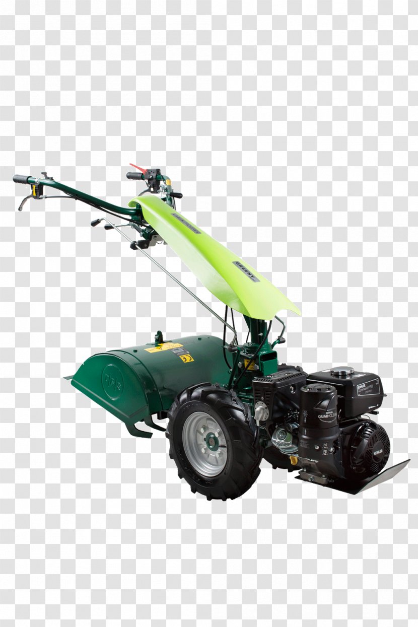 Machine Two-wheel Tractor Agriculture Engine - Greeny Transparent PNG