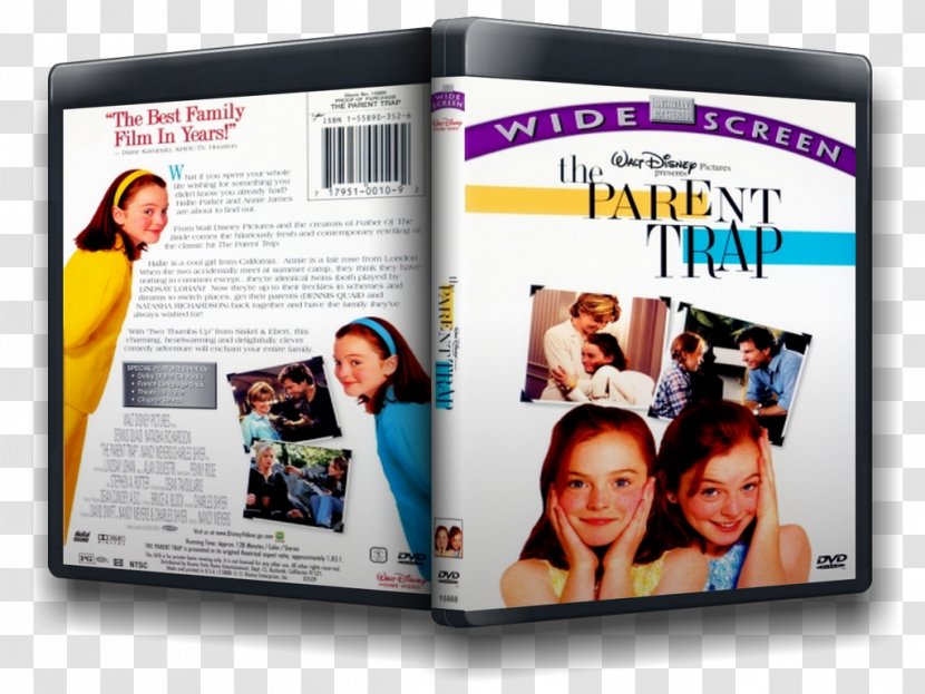 The Parent Trap DVD Hollywood Film Cover Art - Brand Transparent PNG