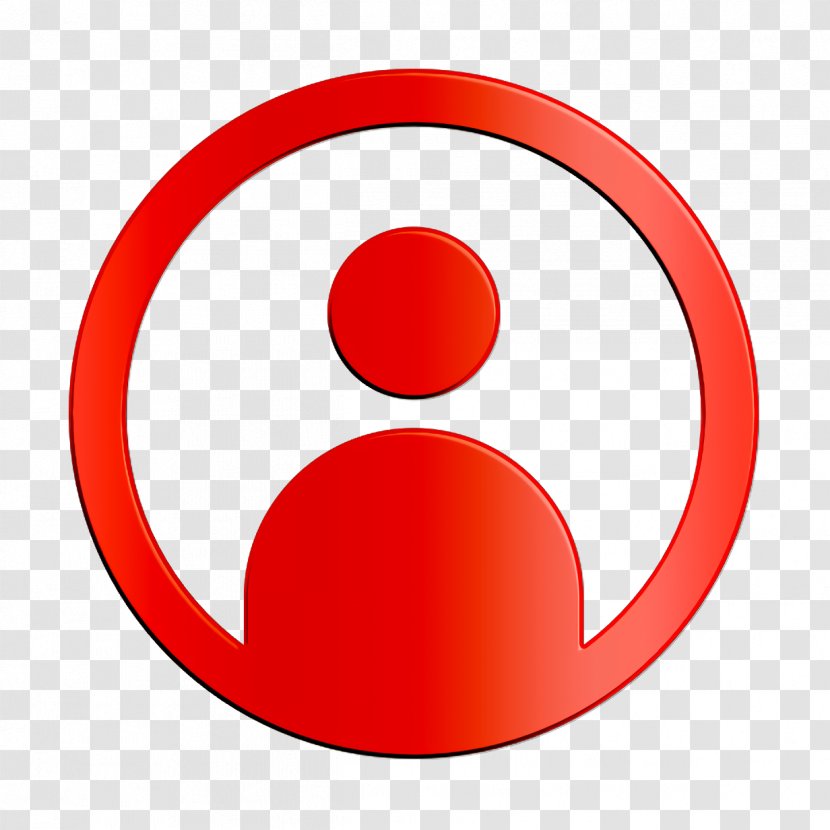 Person Icon - Symbol - Red Transparent PNG