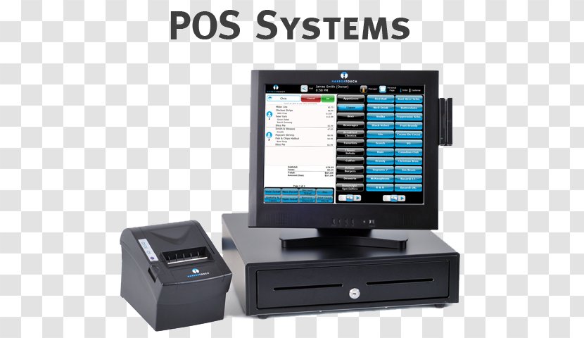 Point Of Sale Computer Software Monitor Accessory Touchscreen ZingCheckout, Inc. - Engineering - Pos Terminal Transparent PNG