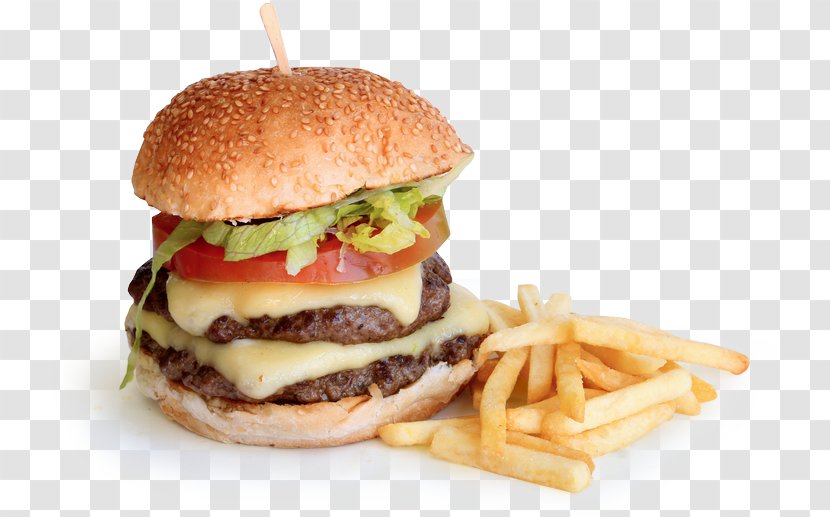French Fries Hamburger Cheeseburger Whopper Buffalo Burger - Fast Food - Junk Transparent PNG