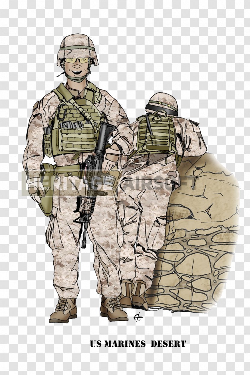Soldier Airsoft Uniform MultiCam Military - Multicam Transparent PNG