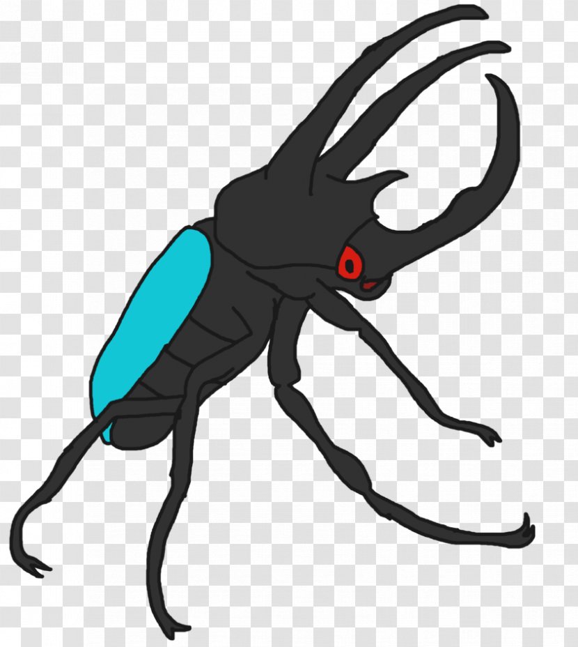 Beetle Clip Art Cartoon Character Pollinator - Fictional Transparent PNG