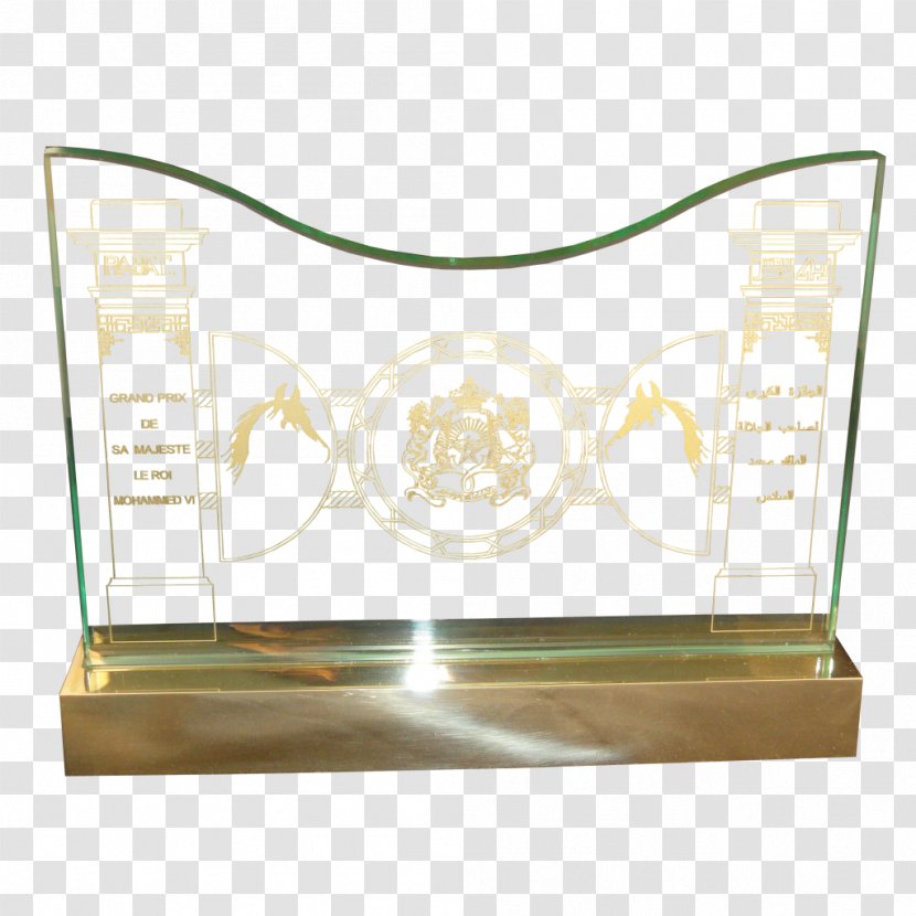 Trophy King Of Morocco Glass Bronze Transparent PNG