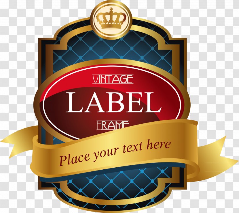 Ribbon Crown Fine Label - Badge - Hopewell Township Transparent PNG