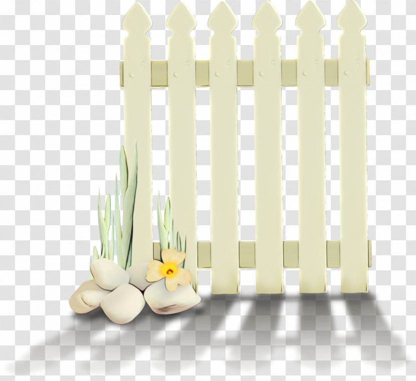 White Yellow Plant - Watercolor Transparent PNG