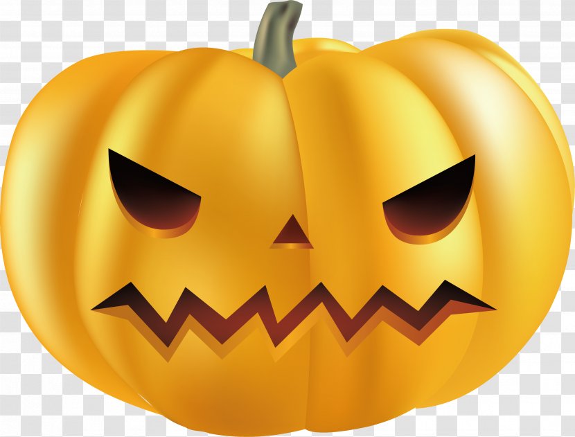 Jack-o-lantern Calabaza Pumpkin - Golden Head Transparent PNG