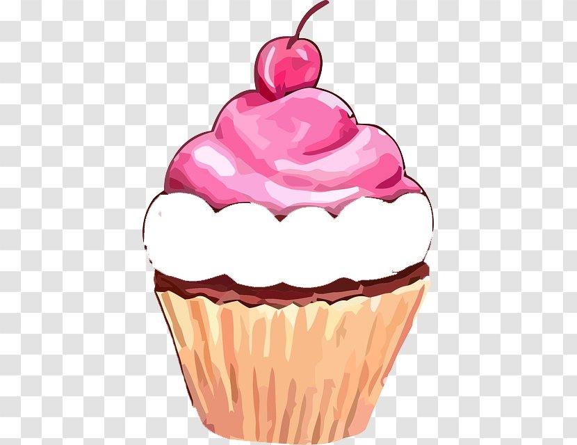 Cupcake Muffin Frosting & Icing Birthday Cake Clip Art Transparent PNG