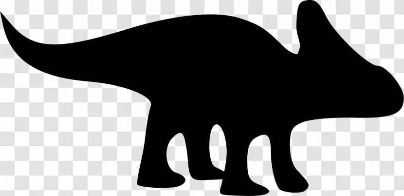 Protoceratops Silhouette Whiskers Dinosaur Clip Art - Logo Transparent PNG