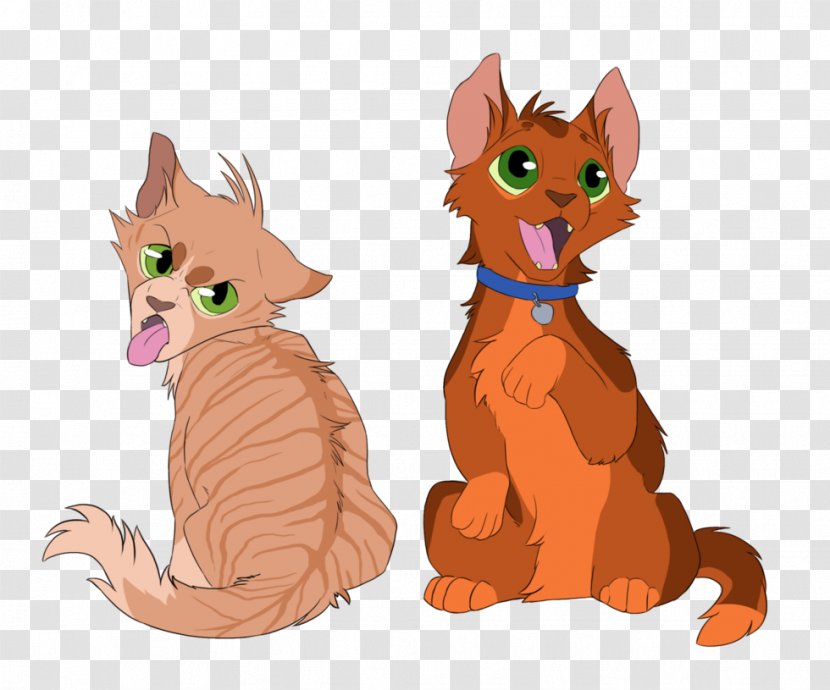 Into The Wild Cat Warriors Firestar Sandstorm - Dog Like Mammal Transparent PNG